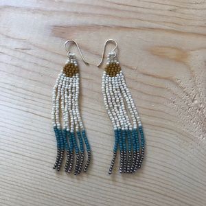 Handmade Beaded Sun Earrings